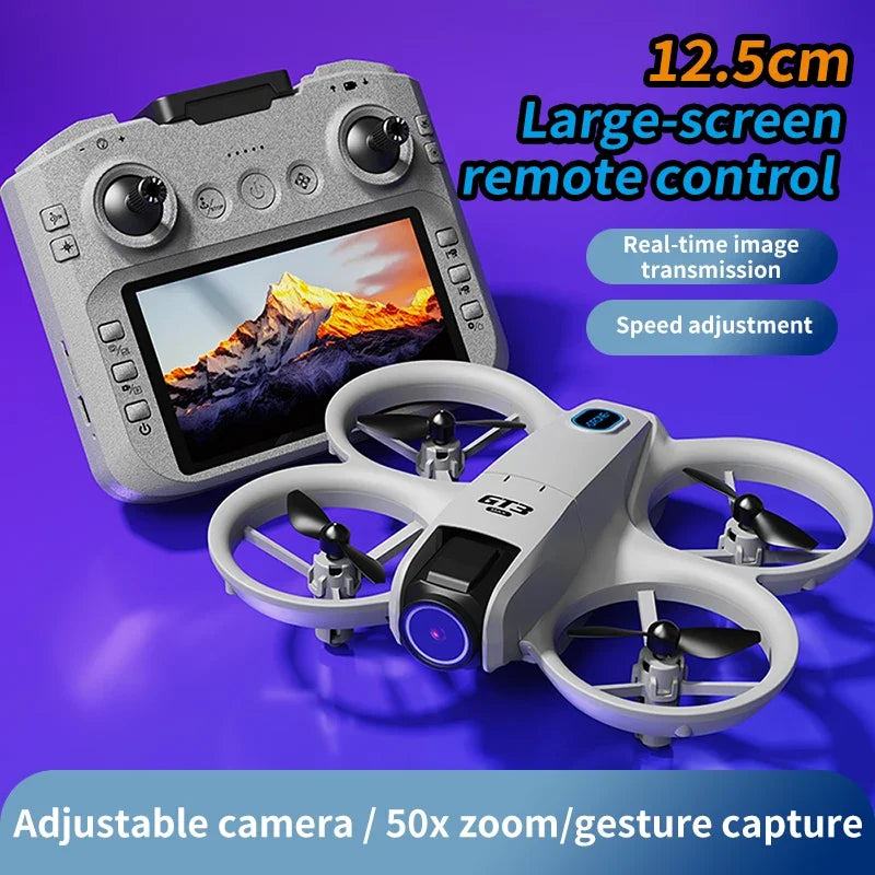 2025Nuevo GT3 MAX Drone 8K HD 4,3 "helicóptero con modo sin cabeza y control remoto 360 °   Flip Quadcopter Toys Mini Drone Fors Regalos de juguetes para niños
