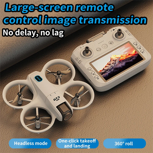 2025Nuevo GT3 MAX Drone 8K HD 4,3 "helicóptero con modo sin cabeza y control remoto 360 °   Flip Quadcopter Toys Mini Drone Fors Regalos de juguetes para niños
