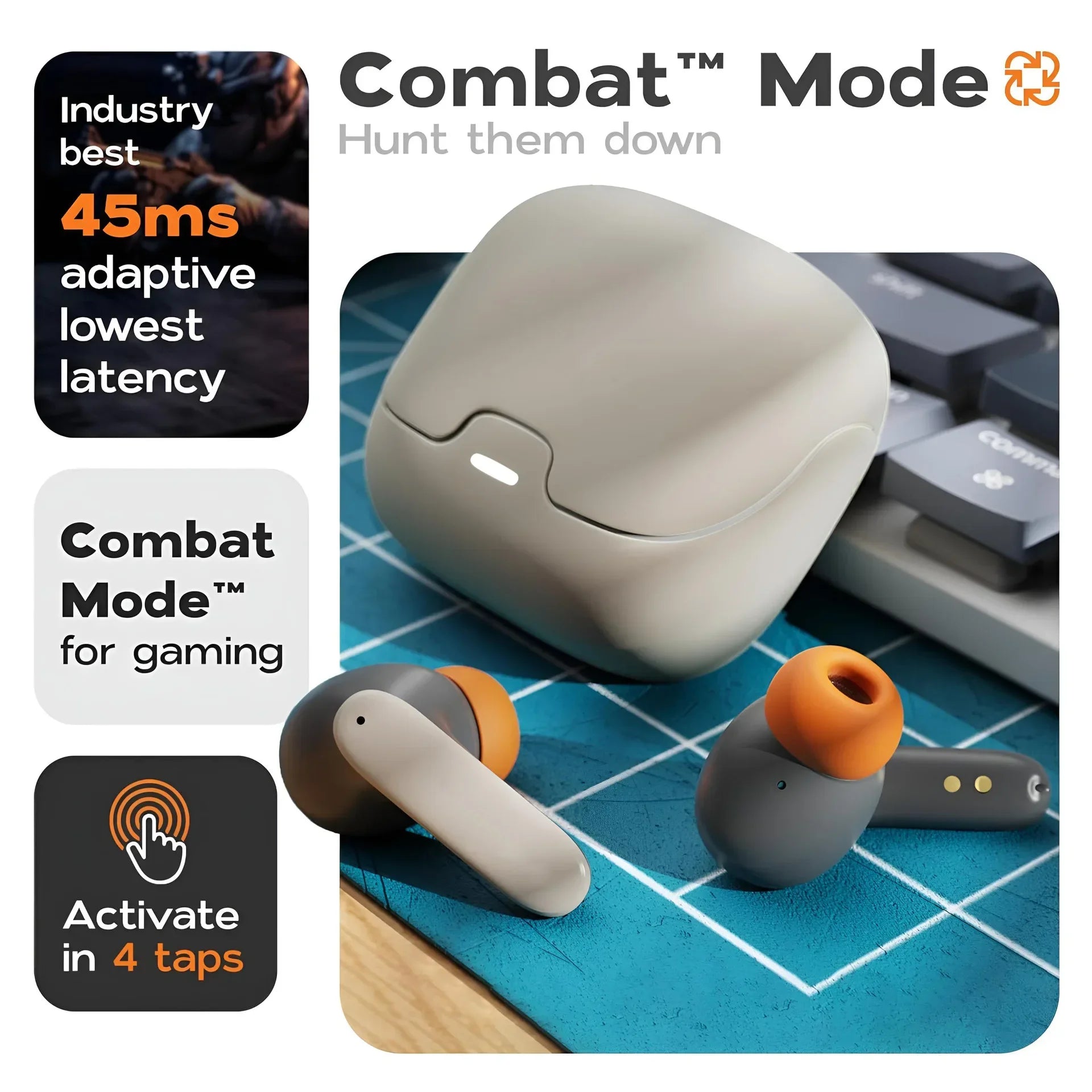 5,4 Bluetooth TWS auriculares inalámbricos Bluetooth latencia Ultra baja micrófono Dual ENC cancelación de ruido en el oído auriculares Bluetooth