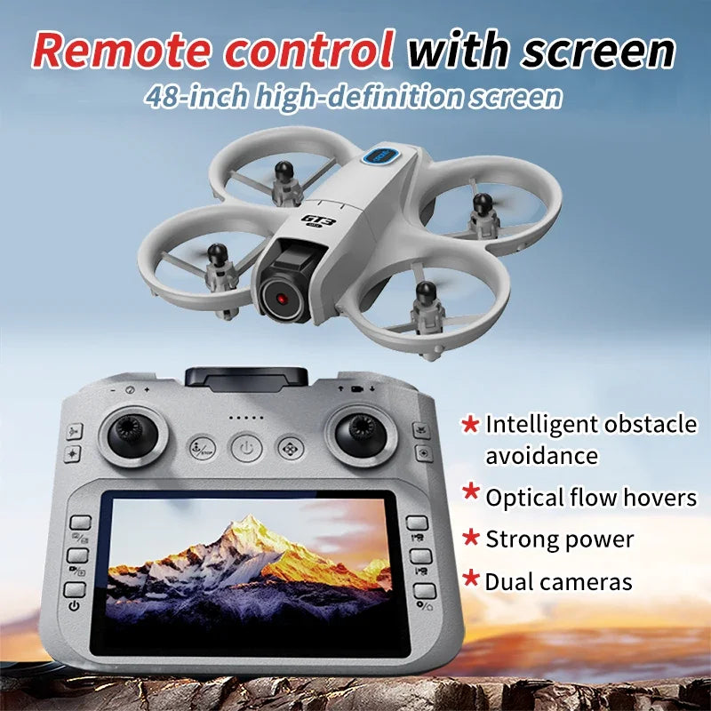 2025Nuevo GT3 MAX Drone 8K HD 4,3 "helicóptero con modo sin cabeza y control remoto 360 °   Flip Quadcopter Toys Mini Drone Fors Regalos de juguetes para niños